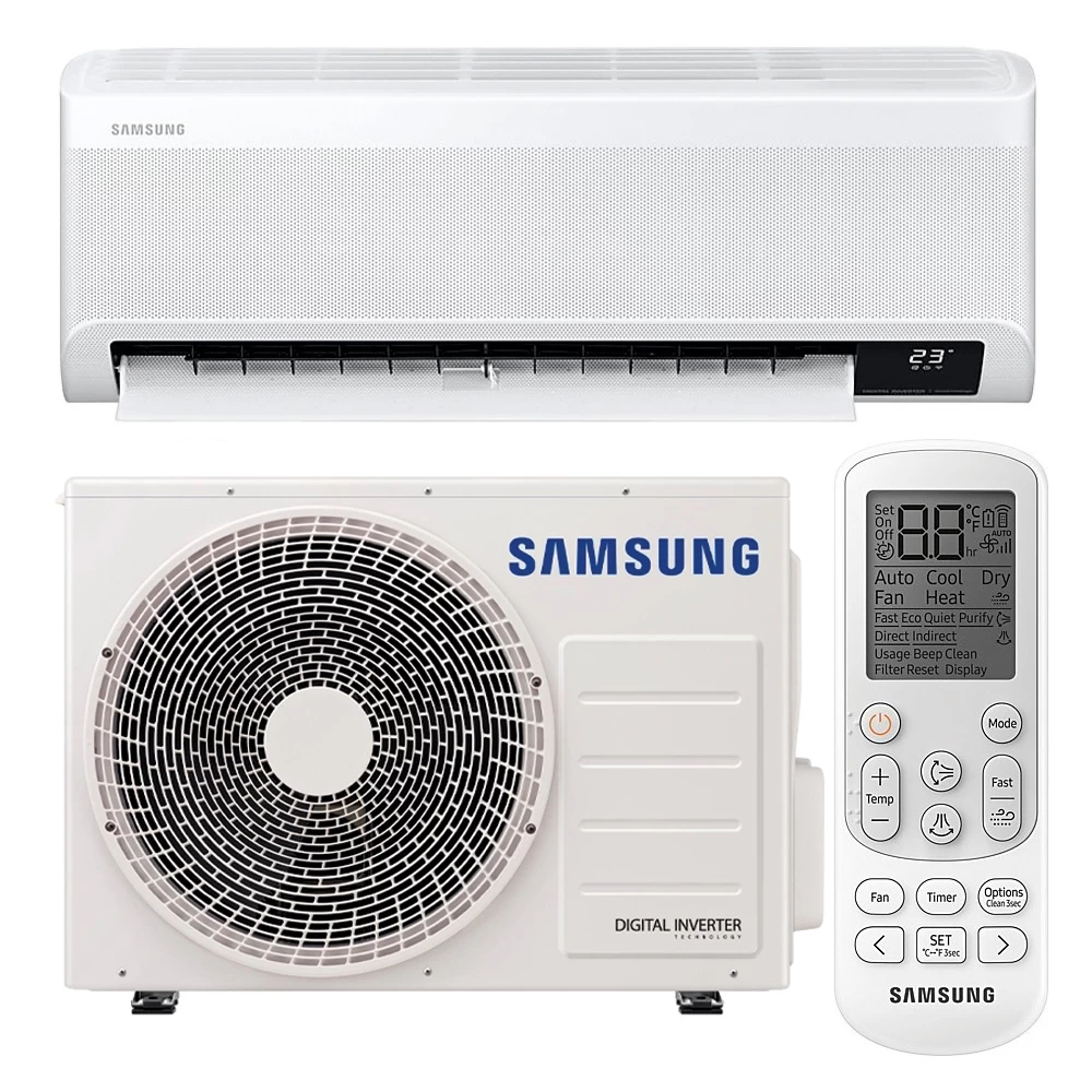 Aparat de aer conditionat Samsung AR09TSEAAWKNER 9000 BTU / 25 m2 / Invertor / Wi-Fi R410а / A++ photo 1