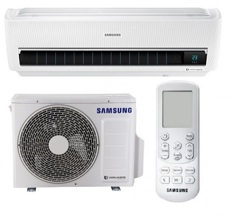 Aparat de aer conditionat Samsung AR12MSPXBWKNER 12000 BTU / 35 m2 / Invertor / R410а / A photo 1 Aparat de aer conditionat Samsung AR12MSPXBWKNER 12000 BTU / 35 m2 / Invertor / R410а / A photo 1