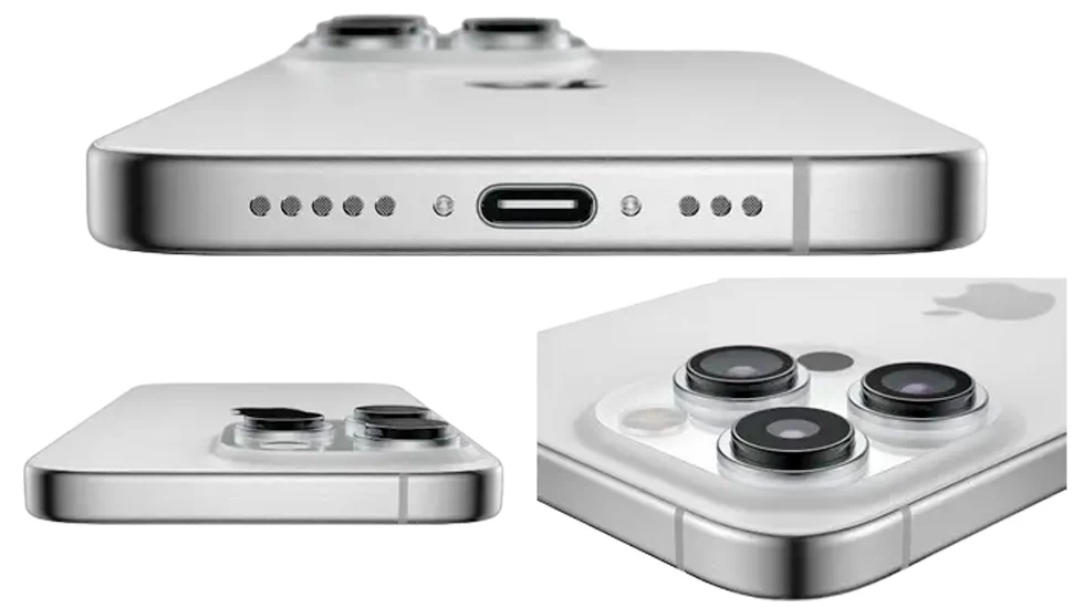 Смартфон Apple iPhone 15 Pro / 6.1'' / 8 ГБ / 256 ГБ / White Titanium photo 2
