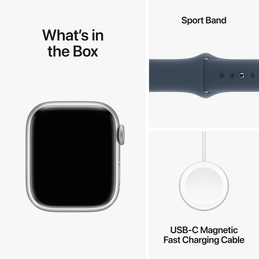 Смарт часы Apple Watch Series 9 Aluminum 45mm Silver 1.9 photo 3