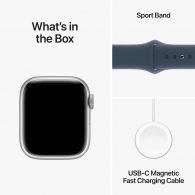 Смарт часы Apple Watch Series 9 Aluminum 45mm Silver thumbnav 3