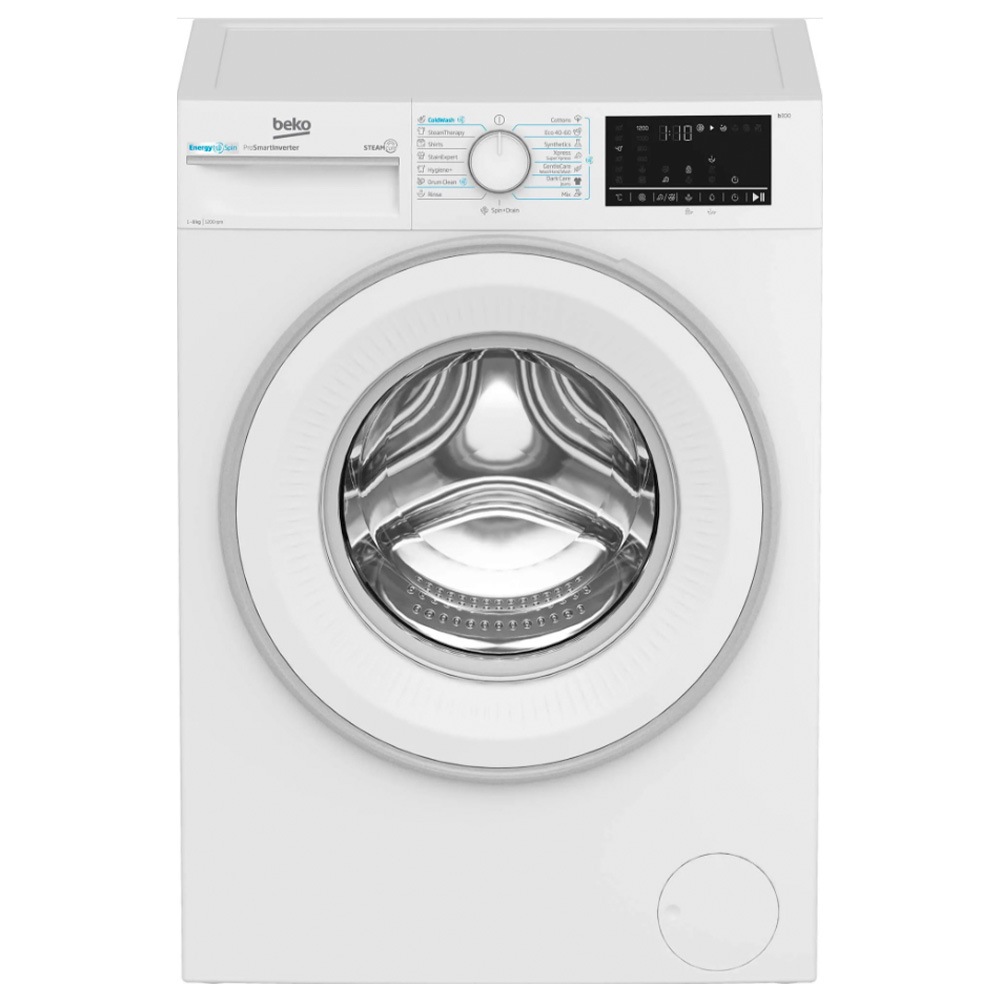 Стиральная машина Beko B3WFU48215WWES 8 кг / 1200 об/мин / A / Белый photo 1 Стиральная машина Beko B3WFU48215WWES 8 кг / 1200 об/мин / A / Белый photo 1