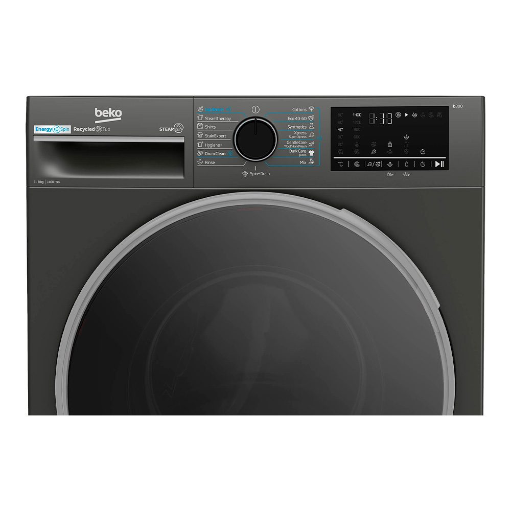 Стиральная машина Beko B3WFU48415MB2ES 8 кг / 1400 об/мин / A / Cерый photo 3