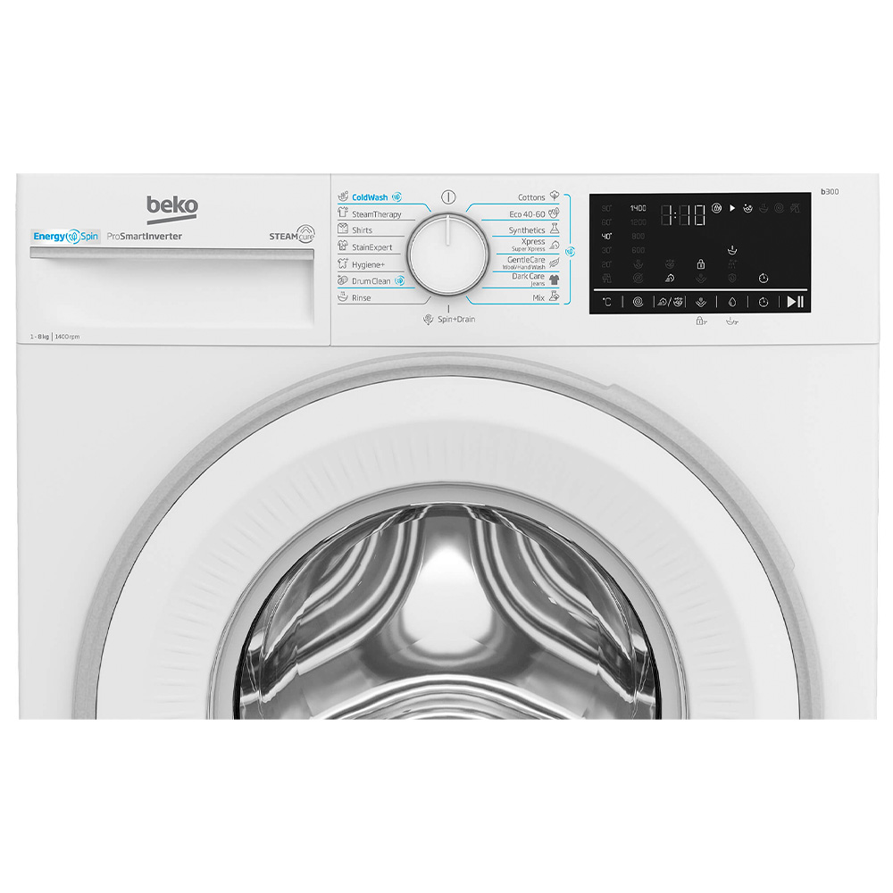 Стиральная машина Beko B3WFU48415WWES 8 кг / 1400 об/мин / A / Белый photo 3