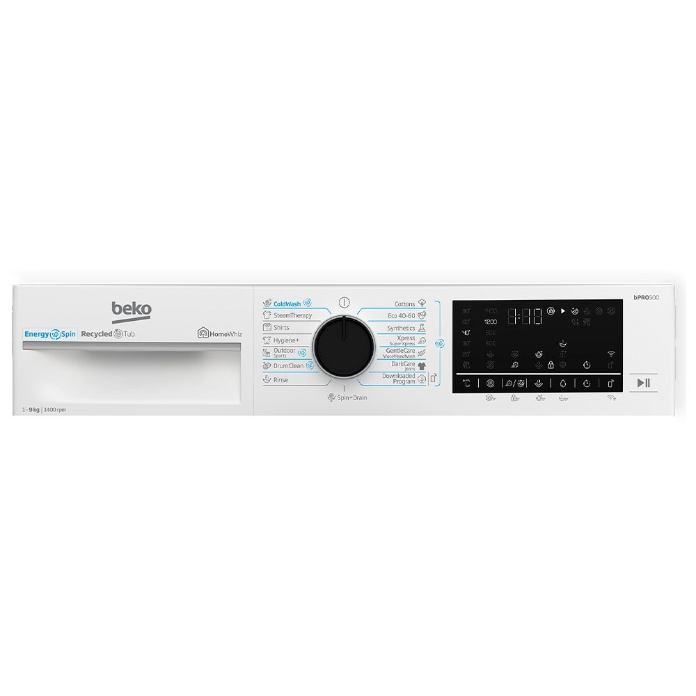 Masina de spalat Beko B5WFU89415WBES 9 kg / 1400 rot/min / A / Alb photo 5