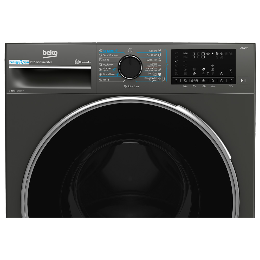 Masina de spalat Beko B7WFU610418MB2ES 10 kg / 1400 rot/min / A / Gri photo 3