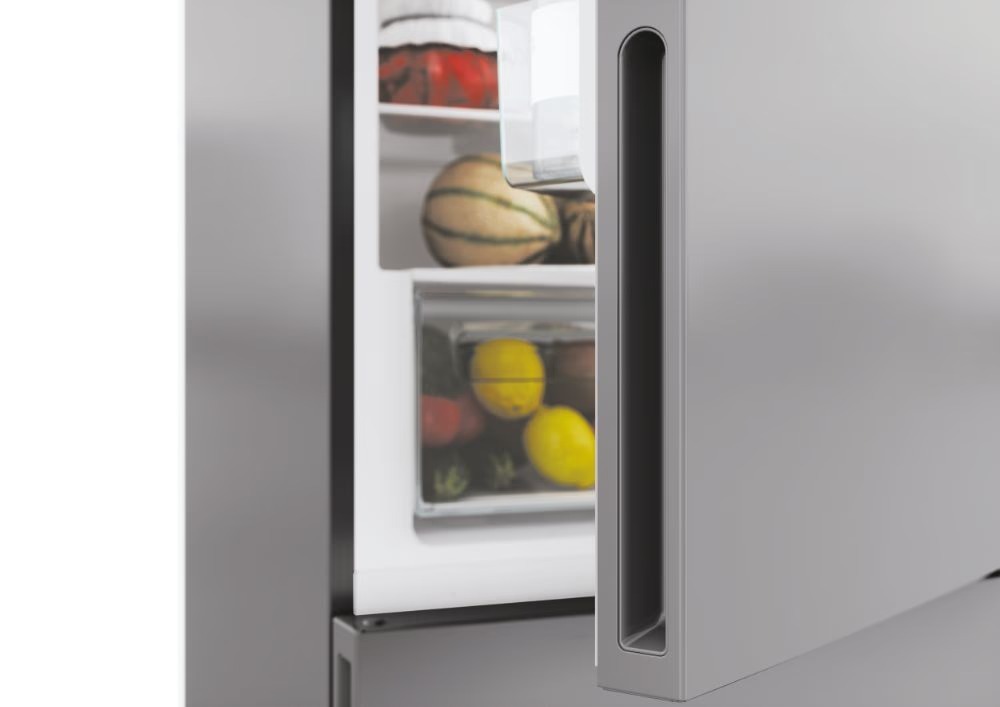 Frigider cu doua usi Candy CCE3T620ES / 377 l / 200 cm / E / Gri photo 9