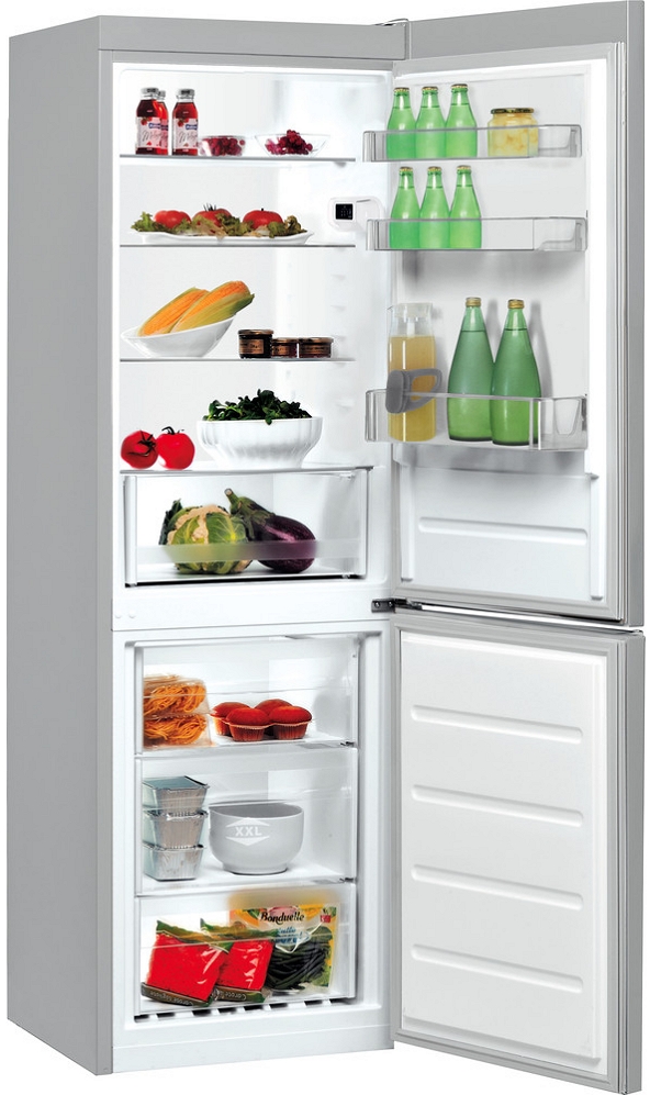 Frigider cu doua usi Indesit LI7S2ES / 308 l / 176.3 cm / E / Gri photo 5