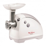 Tocator de carne + duza "storcator" Moulinex ME626T, 2.6 kg/min, Alb 
