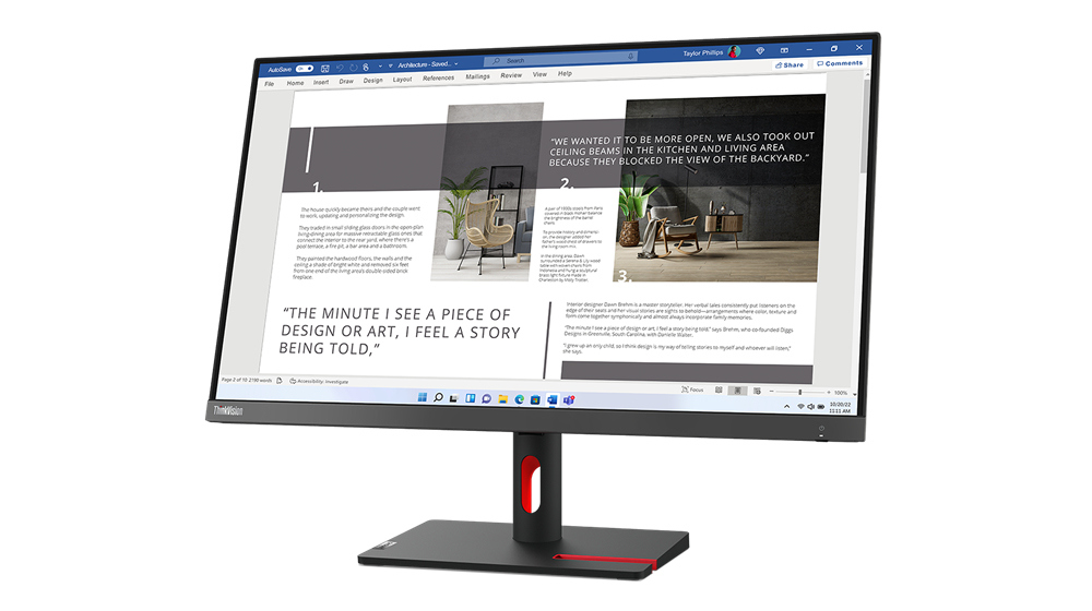 Монитор Lenovo 63DFKAT4EU photo 3