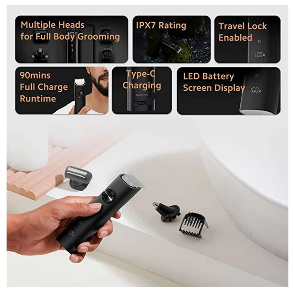 Триммер для лица Xiaomi Grooming Kit Pro photo 7