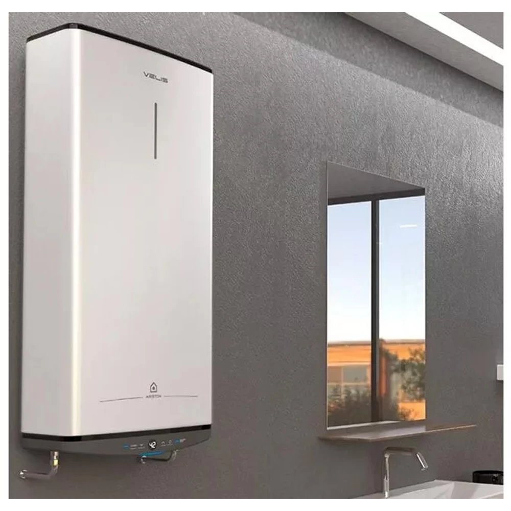 Incalzitor de apa electric vertical Ariston VELIS Pro 80 EU / 80 L / Alb photo 2