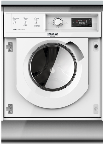 Стиральная машина с сушкой Hotpoint - Ariston WDHG75148EU 7 кг / 1400 об/мин / B / Белый photo 1 Стиральная машина с сушкой Hotpoint - Ariston WDHG75148EU 7 кг / 1400 об/мин / B / Белый photo 1