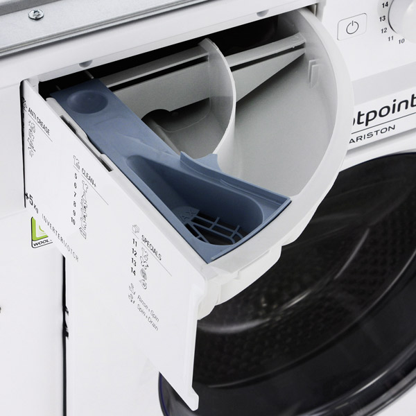 Стиральная машина с сушкой Hotpoint - Ariston WDHG75148EU 7 кг / 1400 об/мин / B / Белый photo 6