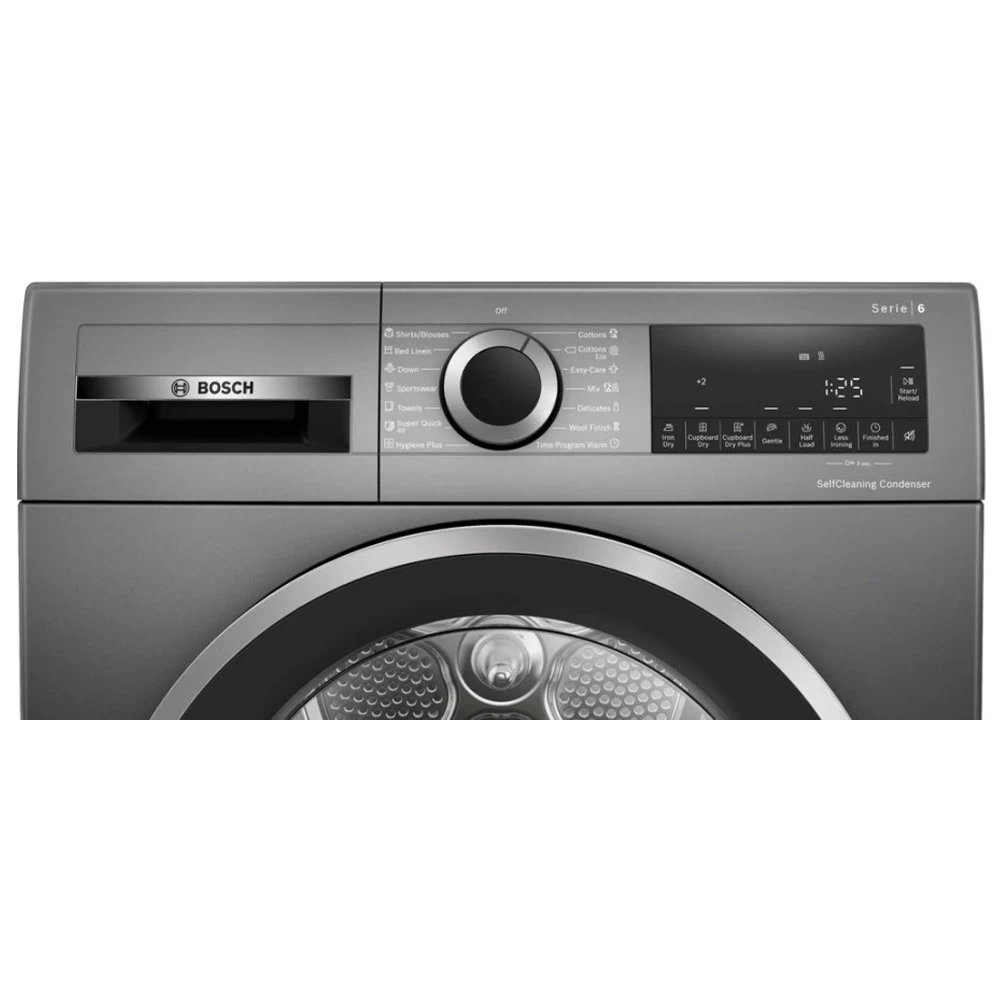 Сушильная машина Bosch WQG235DREU / 8 кг / B / Серый photo 2