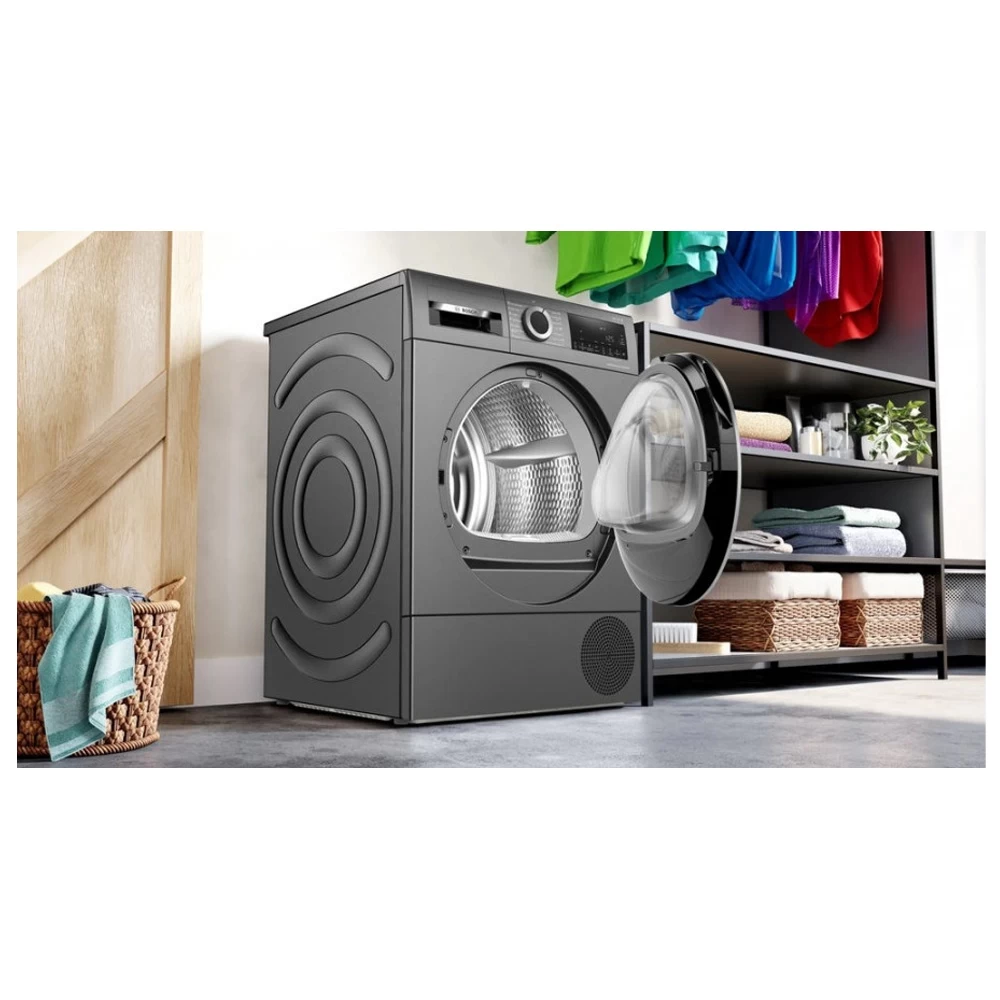 Сушильная машина Bosch WQG235DREU / 8 кг / B / Серый photo 4