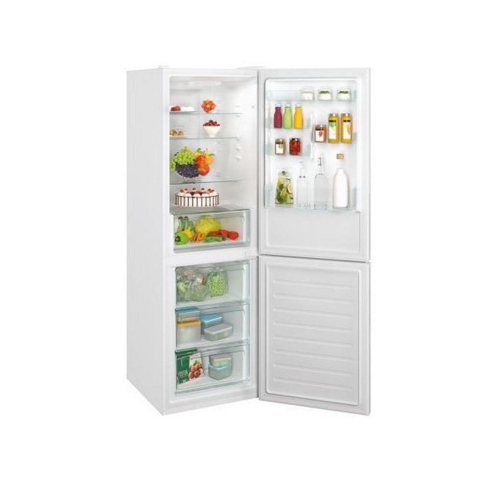 Frigider cu doua usi Candy CCE3T618EW / 341 l / 185 cm / E / Alb photo 4