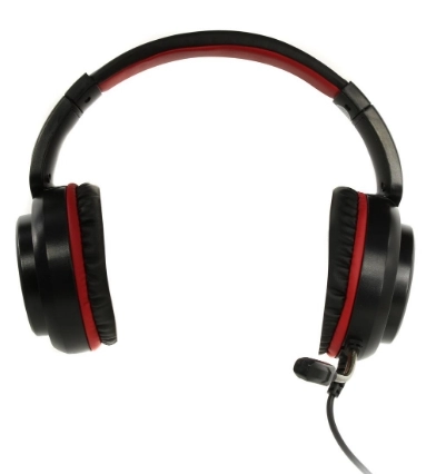 Наушники Defender Apex Черный с красным Проводные / Игровой / Черный с красным photo 3
