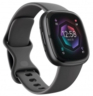 Bratara fitness Fitbit Sense 2 Shadow Grey/Graphite Aluminium (FB521) 