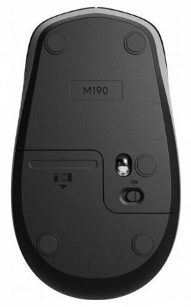 Беспроводная мышь Logitech M190 Серый / Оптическая / Серый photo 3