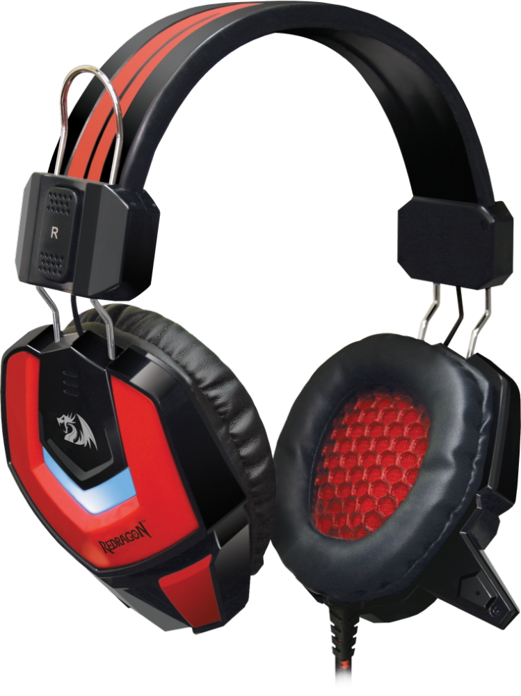 Căști ReDragon Rosu Cu fir / Gaming / Rosu photo 1 Căști ReDragon Rosu Cu fir / Gaming / Rosu photo 1
