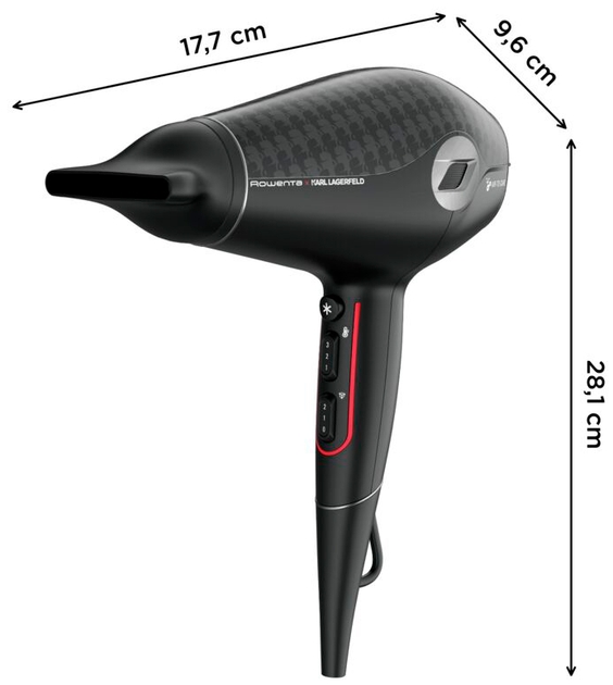 Uscator de par Rowenta CV613LF0 1800W Negru photo 2