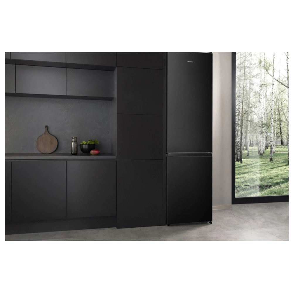 Frigider cu doua usi Hisense RB440N4AFA / 336 l / 201.7 cm / A / Negru photo 2