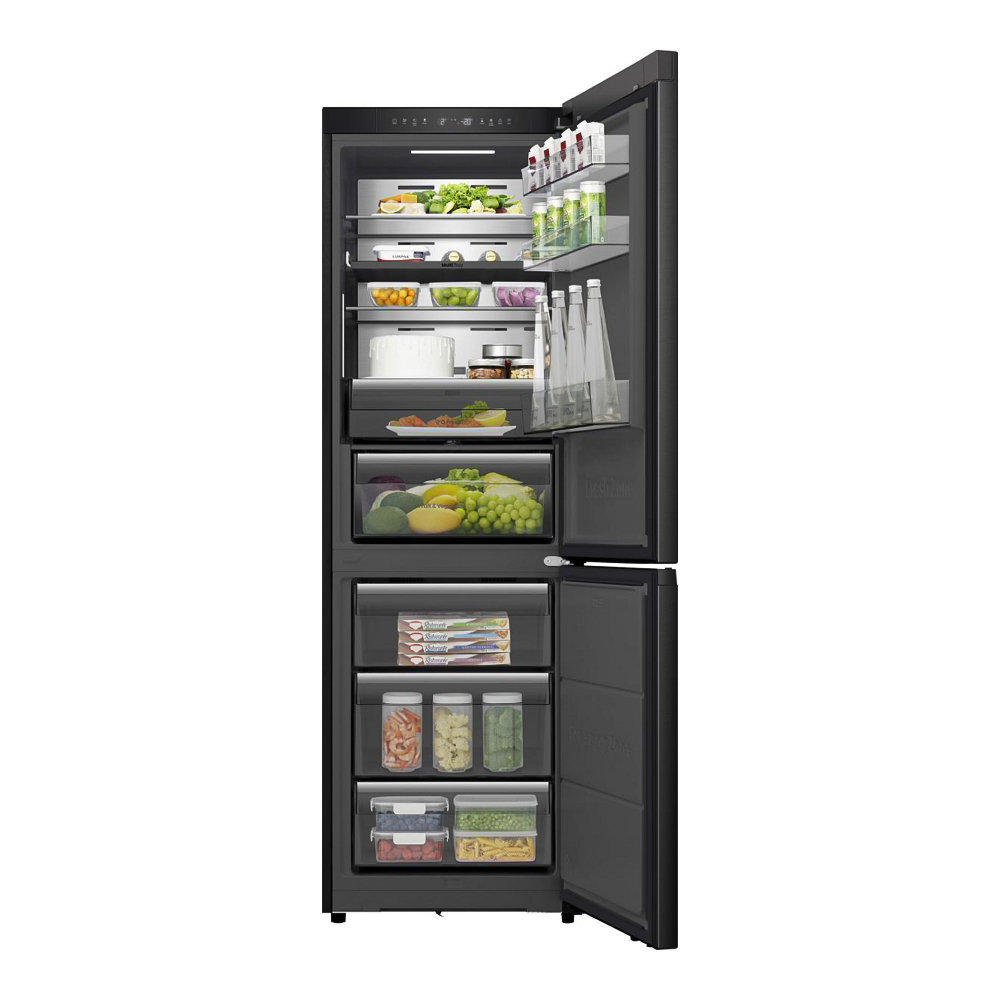 Frigider cu doua usi Hisense RB5K330GSFC / 330 l / 185.6 cm / C / Negru photo 2