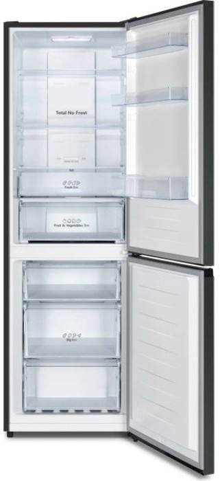 Frigider cu doua usi Hisense RB390N4BFE / 304 l / 186 cm / E / Negru photo 2