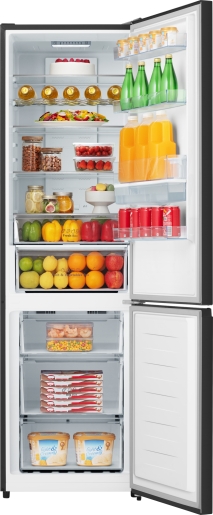 Frigider cu doua usi Hisense RB435N4AWFE / 336 l / 200.4 cm / E / Negru photo 4