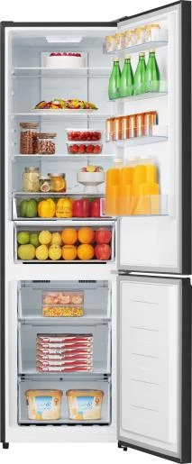 Frigider cu doua usi Hisense RB440N4AFE / 324 l / 200.4 cm / F / Negru photo 5