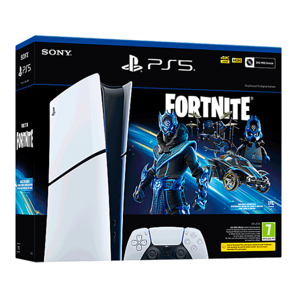 Игровая приставка Sony PlayStation 5 Slim Digital Edition White + Fortnite Cobalt Star photo 5
