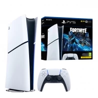Consola pentru jocuri Sony PlayStation 5 Slim Digital Edition White + Fortnite Cobalt Star 