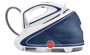 Утюг с парогенератором Tefal GV9570E0, 2400 Вт, 180 г/мин и более г/мин, 1900 мл, Белый/Синий 