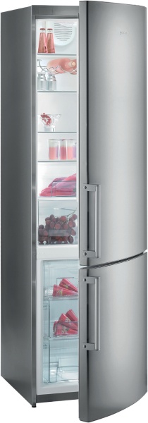 Frigider cu doua usi Gorenje RK 6200 FX / 370 l / 200 cm / A / Gri photo 1 Frigider cu doua usi Gorenje RK 6200 FX / 370 l / 200 cm / A / Gri photo 1