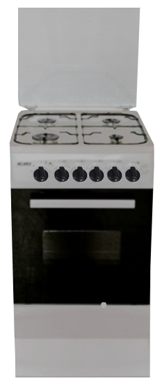 Газовая плита Eurolux TG5640IFX / 4 конфорок / 50 см / Белый photo 1 Газовая плита Eurolux TG5640IFX / 4 конфорок / 50 см / Белый photo 1