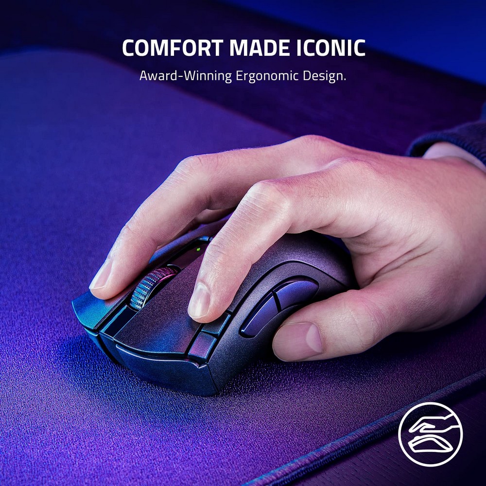 Беспроводная мышь Razer DeathAdder V2 X HyperSpeed Черный / Оптическая / Черный photo 2
