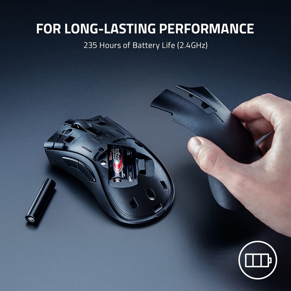 Беспроводная мышь Razer DeathAdder V2 X HyperSpeed Черный / Оптическая / Черный photo 4