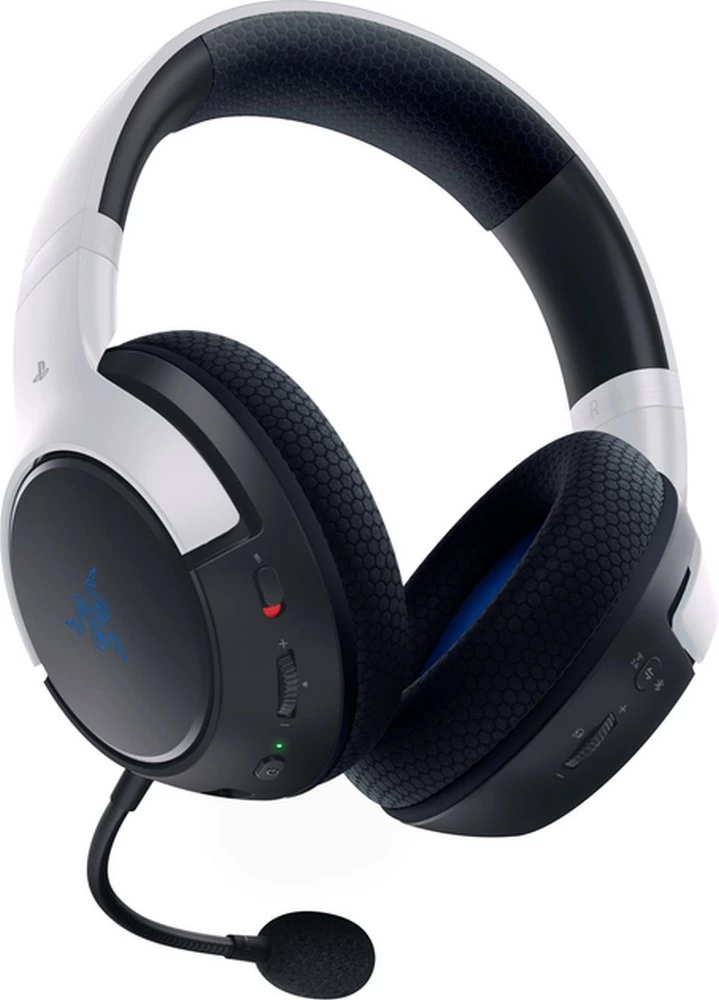 Наушники Razer Kaira HyperSpeed - PlayStation Licensed Белый-черный Беспроводные / Игровой / Белый-черный photo 5