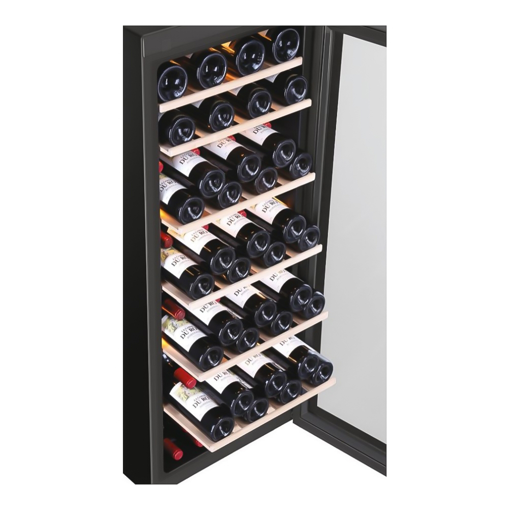 Frigider de vin Haier HWS84GA / 84 sticle / 127 cm / G / Negru photo 4