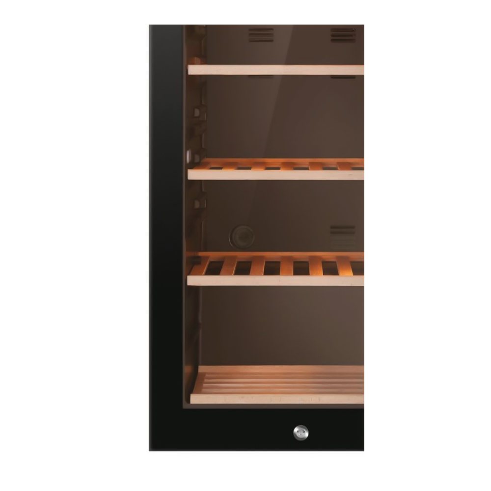 Frigider de vin Haier HWS84GA / 84 sticle / 127 cm / G / Negru photo 5