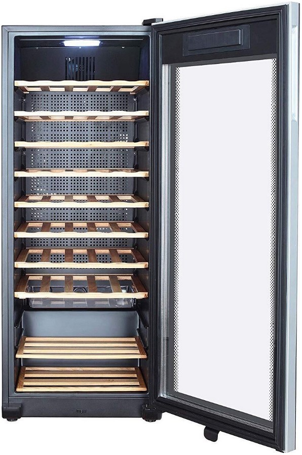 Винный холодильник Haier WS50GA / 50 бутылок / 127 см / G / Черный photo 2