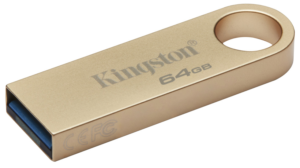 USB Флэш Kingston DataTraveler SE9 G3 64Gb Gold photo 2
