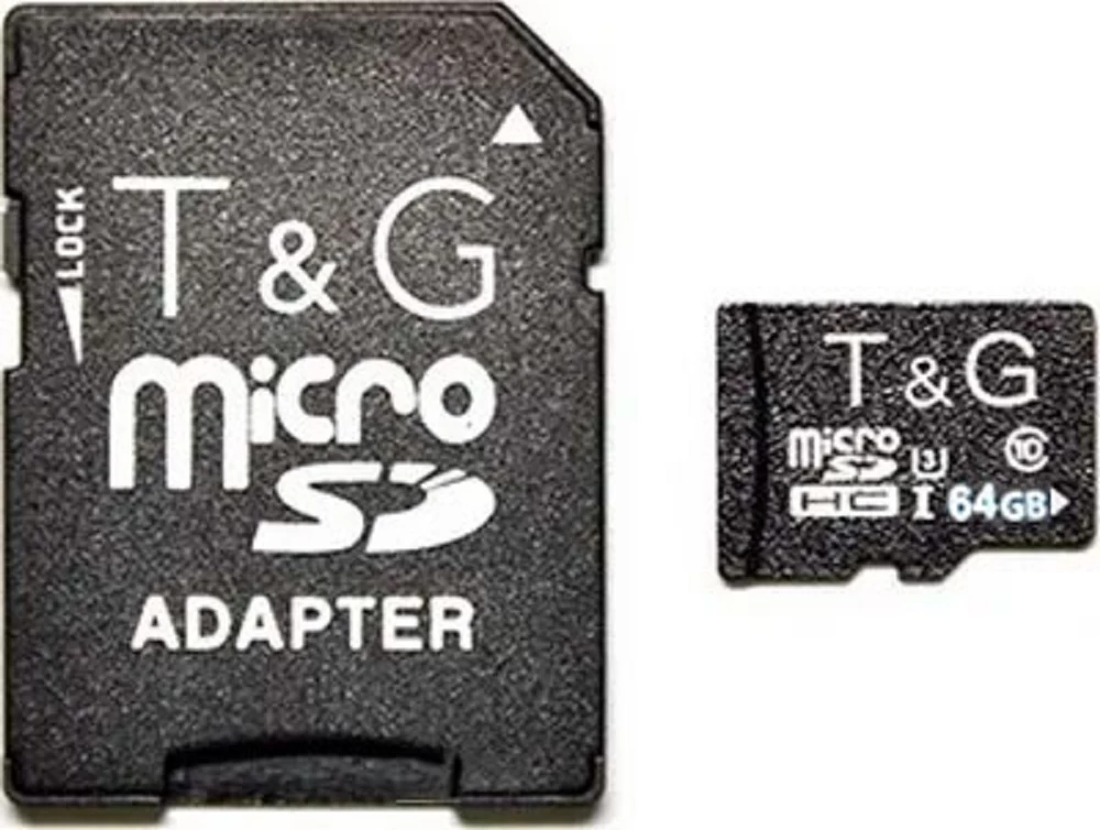 Card de memorie MicroSD+SD adapter TnG MicroSD64GB photo 1