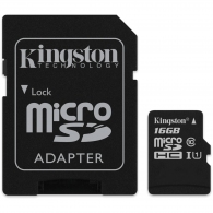 Card de memorie MicroSD+SD adapter Kingston 16Gb class 10 (SDC10G2/16GB) thumbnav 1
