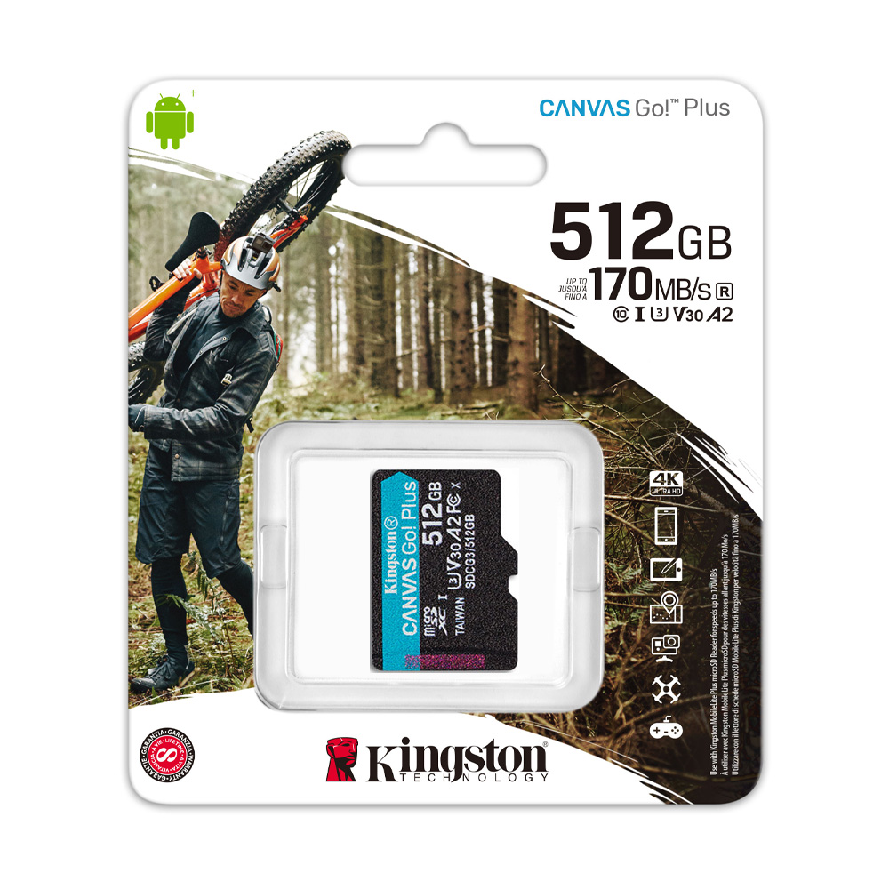 Карта памяти MicroSD Kingston SDCG3512GB photo 3