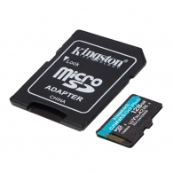 Карта памяти MicroSD Kingston 128GB microSDXC Canvas Go! Plus Gen4 (Class 10 UHS-I U3 (V30) with SD adapter R:200MB/s) thumbnav 2
