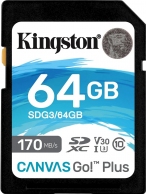 Card de memorie SDXC Kingston Canvas Go! Plus 64GB thumbnav 1