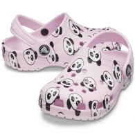 Шлепанцы Crocs Panda Print Clog K thumbnav 5