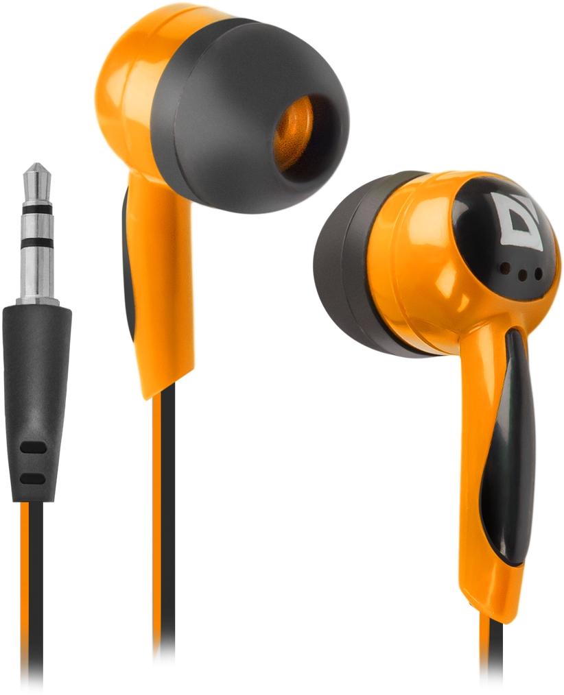 Căști Defender Negru cu orange / / Negru cu orange photo 1 Căști Defender Negru cu orange / / Negru cu orange photo 1